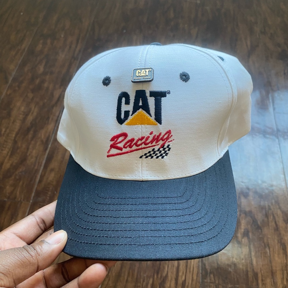 Cat Caterpillar Tractor Equipment Racing Hat
